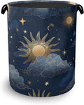 Sun Moon Stars Laundry Basket, Oxford Cloth Laundry Hamper