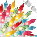 LAMPHOME Easter String Lights,Super-Bright Extendable 100 Count 19.6FT White Wire Mini Pastel Fairy Lights, 120V UL Certified for Garden Patio Holiday Party Outdoor Indoor Decoration, Multicolor