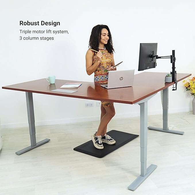 Standing Desk: FLT-05, DT-3030-DC, DT-4830-DC, DA-10-Black