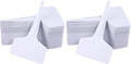 Foraineam 500 Pcs 6 x 10cm (2.4 x 4 inch) T-Type Plant Labels Plastic Plant Tags Nursery Garden Labels (Pack of 2)