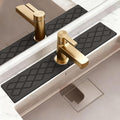 23.6 Inch Stone Faucet Mat for Kitchen Sink, Diatomite Absorbent Fast Drying