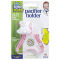 Baby Buddy Universal Pacifier Holder Clip -Snaps to Paci Or Attach with Universal-Fit Silicone Ring, Pacifier Clip - Babies 4 Months and Up/Toddler Boys & Girls, Baby Must Haves, Hot Pink Waves Print