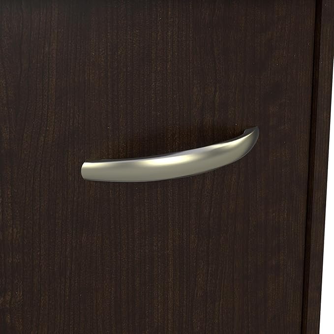 Bush Business Furniture Series C 3 Drawer Mobile File Cabinet in Mocha Cherry