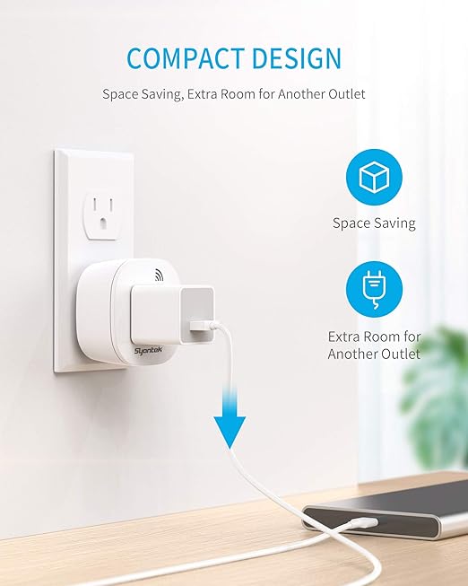 Remote Control Outlet Wireless Light Switch for Household Appliances, Expandable Remote Light Switch Kit, Up to 100 ft Range, FCC Certified, ETL Listed, White (3 Outlets + 1 Remotes)