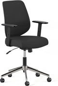 Branch Daily Chair - Computer Office Chair with Swivel, Lumbar Rest, and Adjustable Armrests - Sustainable, Stylish Mesh, & Adjustable Armrests - Comfortable Seating for Improved Posture - Black