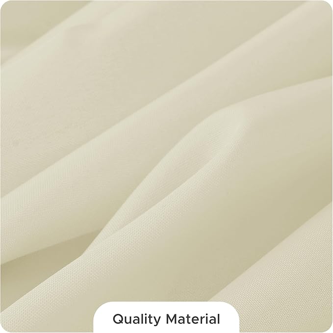 Fitable 8 Pack Table Cloth Rectangle Table: Stain and Wrinkle Resistant Tablecloth Rectangular, Washable Polyester Tablecloths for Wedding Party Dining Banquet Event Catering(Ivory, 70x108 Inch)