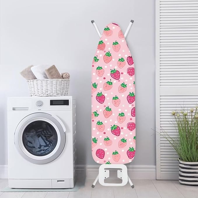 Strawberry Ironing Board Cover and Pad 15 X 54 Padding