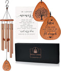 Memorial Wind Chimes Gifts, Sympathy Wind Chimes, Sympathy Gifts for Loss of Loved One, Bereavement Gift Baskets, Home Decor Outdoor Garden, Soothing Melodic Tones for Grieving Hearts