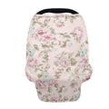 AFPANQZ Pink Flowers Breastfeeding Nursing Cover Baby Carseat Canopy for Babies Infant Newborn Stroller Cover Breastfeeding Scarf