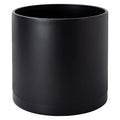 D'vine Dev 14 Inch Black Plastic Planter Pots for Plant Pot with Drainage Hole and Seamless Saucers, 74-X-B-4