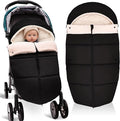 Winter Warm Bunting Bags Universal, Baby Stoller Sleep Bag Cold Weather, Waterproof Toddler Footmuff for Stroller,Pushchairs,Prams