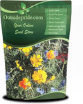 Outsidepride Low Growing Wildflower Seeds - 1/4 lb Dwarf, & Short, Diverse Perennial & Annual Wild Flower Seed Mix with Long Bloom Season for Colorful Display That Thrives on All States
