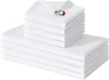 Homaxy 100% Cotton Kitchen Towels and Dishcloths Set
