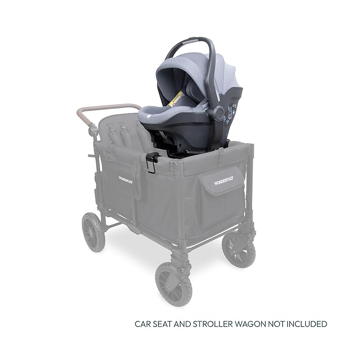 WONDERFOLD Infant Car Seat Adapter Compatible with UPPAbaby Car Seat - Full 360-Degree Rotation, Easy to Install & Folds with Stroller Wagon, W4 Series