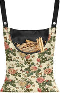 Floral Clothes Pin Hanging Bag