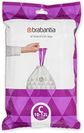 Brabantia PerfectFit Trash Bags Thick Plastic Trash Can Liners