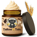 Tallow And Tale Grass-Fed & Finished Organic Tallow Cream | Face & Body Moisturizer | For Sensitive, Dry & Irritated Skin (8 OZ, Udderly Pure – Unscented)