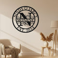 Personalized Family Name Sign, Split Letter Monogram Wall Decor, Custom Last Name Sign for Home, Metal Wall Art, Outdoor Wall Art, Home Decor, Customized Wedding Housewarming Gifts