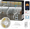 PAUTIX COB LED Strip Light Daylight White 6000K 504LEDs/m,CRI90+ 32.8ft/10m Dimmable 24V LED Tape Lights Kit,Work with Alexa/Google Assistant,for Under Cabinet Bedroom Kitchen DIY Lighting