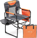SUNNYFEEL Camping Directors Chair, Heavy Duty,Oversized Portable Folding Chair with Side Table, Pocket for Beach, Fishing,Trip,Picnic,Lawn,Concert Outdoor Foldable Camp Chairs