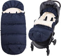Baby Footmuff for Winter Outdoors Stroller Layer Waterproof Outer Soft Lambswool Liner Designed for Cold Wind Moisture Protection Suitable -30F/-22C Universal Fit Stroller