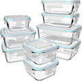 18 Piece Glass Food Storage Containers