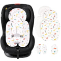 vocheer Infant Car Seat Insert, Newborn Carseat Head and Body Support, Reversible Cushion with 3 Extra Strap Covers, Baby Swing, Large Size, Cotton, Mesh Material, Dinosaur