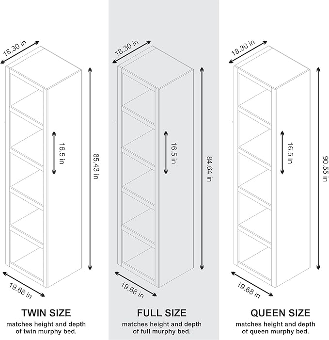 Oakland Living Brown 85-in Tall Wooden Bookcase Shelf