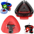 Small Spin Mop Replace Head Base + Scrub Brush