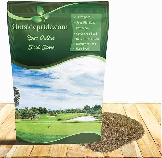 Outsidepride V8 Creeping Bentgrass Seed - 2 lbs. Fine-Bladed, Premium Quality Turf, Grass Seeds for Smooth Surface, & High-Traffic Areas, Ideal Grass for Golf Courses Putting Greens, & Fairways