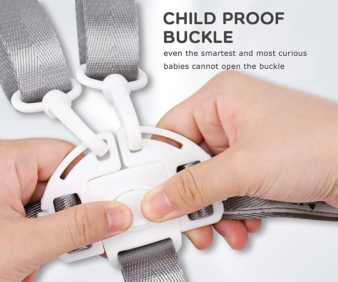 Stroller and Car Seat Replacement Parts/Accessories to fit Uppababy Products for Babies, Toddlers, and Children (5 Point Buckle for Stroller) 5B