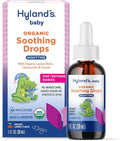 Hyland's Baby Organic Nighttime Soothing Drops for Oral Discomfort, 1 oz, Ages 2 Months and up, Organic Cherry Flavor