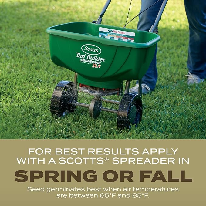 Scotts Turf Builder Grass Seed Southern Gold Mix for Tall Fescue Lawns with Fertilizer and Soil Improver, 5.6 lbs.