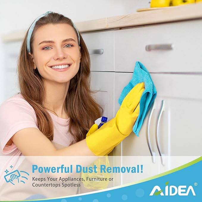 AIDEA Microfiber Cleaning Cloth-24PK, Soft Microfiber Towels
