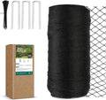 Bird Netting for Garden, Fetanten 28 x 30 FT Netting for Garden Protection Vegetables Fruit Trees Blueberry from Birds Deer Poultry, Heavy Duty Woven Mesh Net Animal Fencing with Ties and Staples