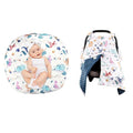 Newborn Lounger Cover, Baby Car Seat Cover, Cute Dinosaur