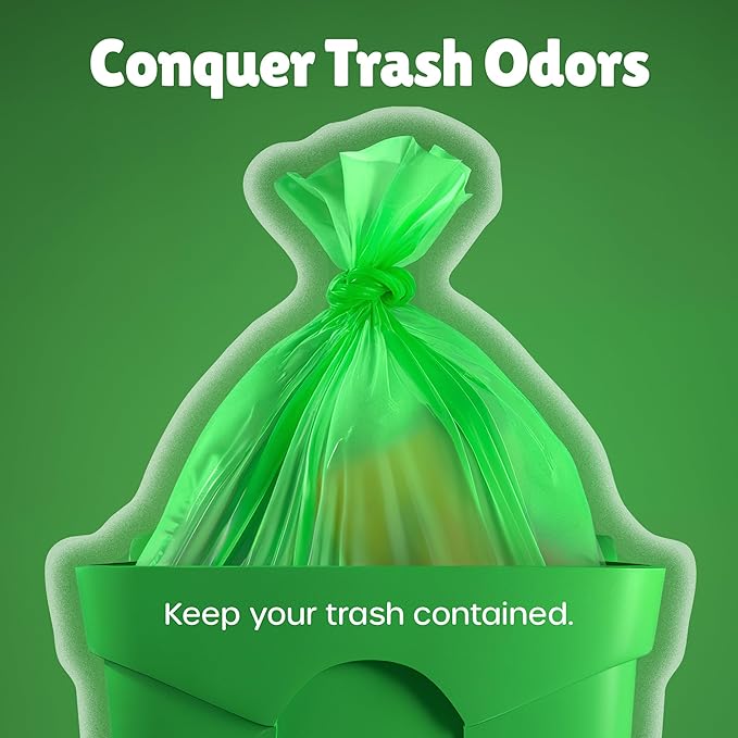 FORID Small Trash Bags 1.2 Gallon Colored
