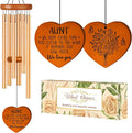 Aunt Gifts for Women, Birthday Gifts for Aunt from Niece Nephew, 36 Inches Unique Aunt Wind Chime, Large Garden Decor, Mothers Day Christmas Thanksgiving