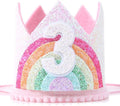 Boy Girl Birthday Crown, Prince Princess Birthday Hat Headband Tiara Crown Cake Photo Prop Party Decorations