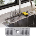18 Inch Silicone Faucet Mat for Kitchen Sink Splash Guard – 2025 Upgraded