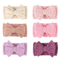 AQOKKA Baby Bows Headbands Nylon Baby Girl Headbands Soft Handmade Hairbands Toddler Hair Accessories for Girls Baby Newborn Infant Kids