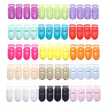 60 Pcs Pacifier Clip Holder Plastic Baby Binky Clips for DIY Dummy Teether -Keep Pacifiers and Mittens Secure with Paci Clip Mix 15 Colors
