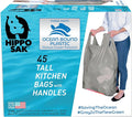 Hippo Sak - Tall Kitchen Garbage Bags - 13 Gallon Trash Bags Made from Recycled