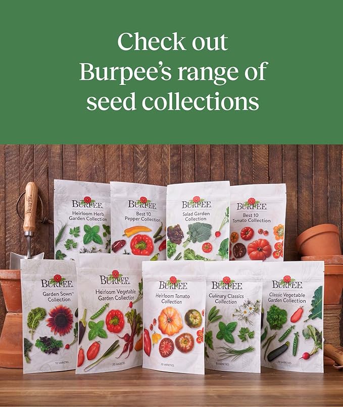 Burpee Best Collection | 10 Packets of Non-GMO Fresh Mix of Hot Pepper & Sweet Varieties | Jalapeno, Bell Pepper Seeds & More, Seeds for Planting