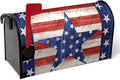 America Flag Mailbox Cover Large Size Magnetic Patriotic Star Mail Box Wrap 4th of July Memorial Letter Post Box Cover Independence Day Mailbox Covers for Outside Oversized 25.5 X 21 Inch