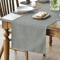 Artoid Mode Light Grey Table Runner, Seasonal Washable Kitchen Dining Table Decoration for Home Party Decor 13x48 Inch