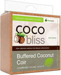 Buffered Coco Bliss (10lbs) - 100% Buffered Organic Coco Coir for Plants & Gardening - Cocopeat for Garden Soil, Seed Starter Soil, & Mulch - Organic Coconut Coir Brick - Coconut Fiber Potting Mix