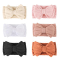 AQOKKA Baby Bows Headbands Nylon Baby Girl Headbands Soft Handmade Hairbands Toddler Hair Accessories for Girls Baby Newborn Infant Kids