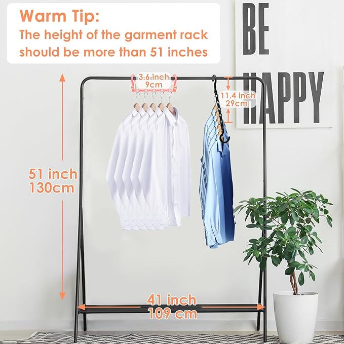 Magic Clothes Hangers Space Saving, Premium Closet Organizers and Storage