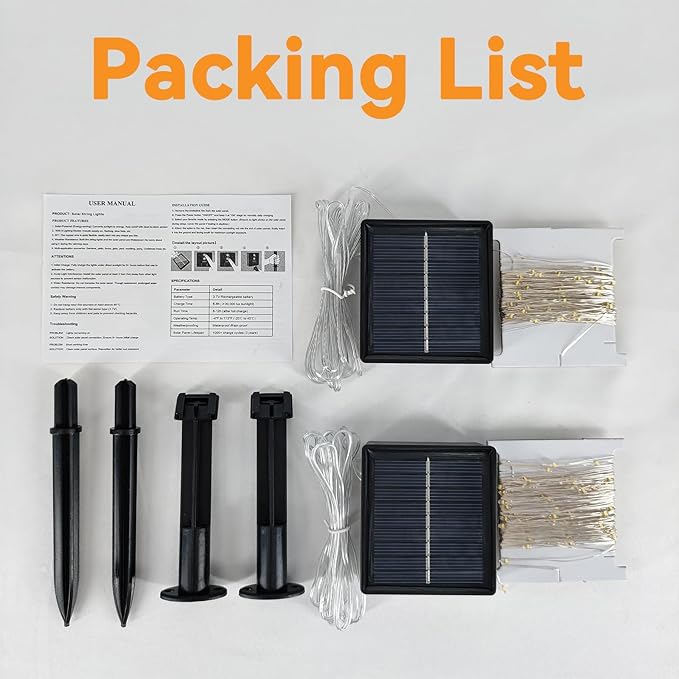 Solar String Lights Outdoor Waterproof 33ft 100LED 8 Modes Twinkle Lights Solar Fairy Lights for Patio, Garden Yard Party Wedding Tree Christmas Halloween Decoration, Green